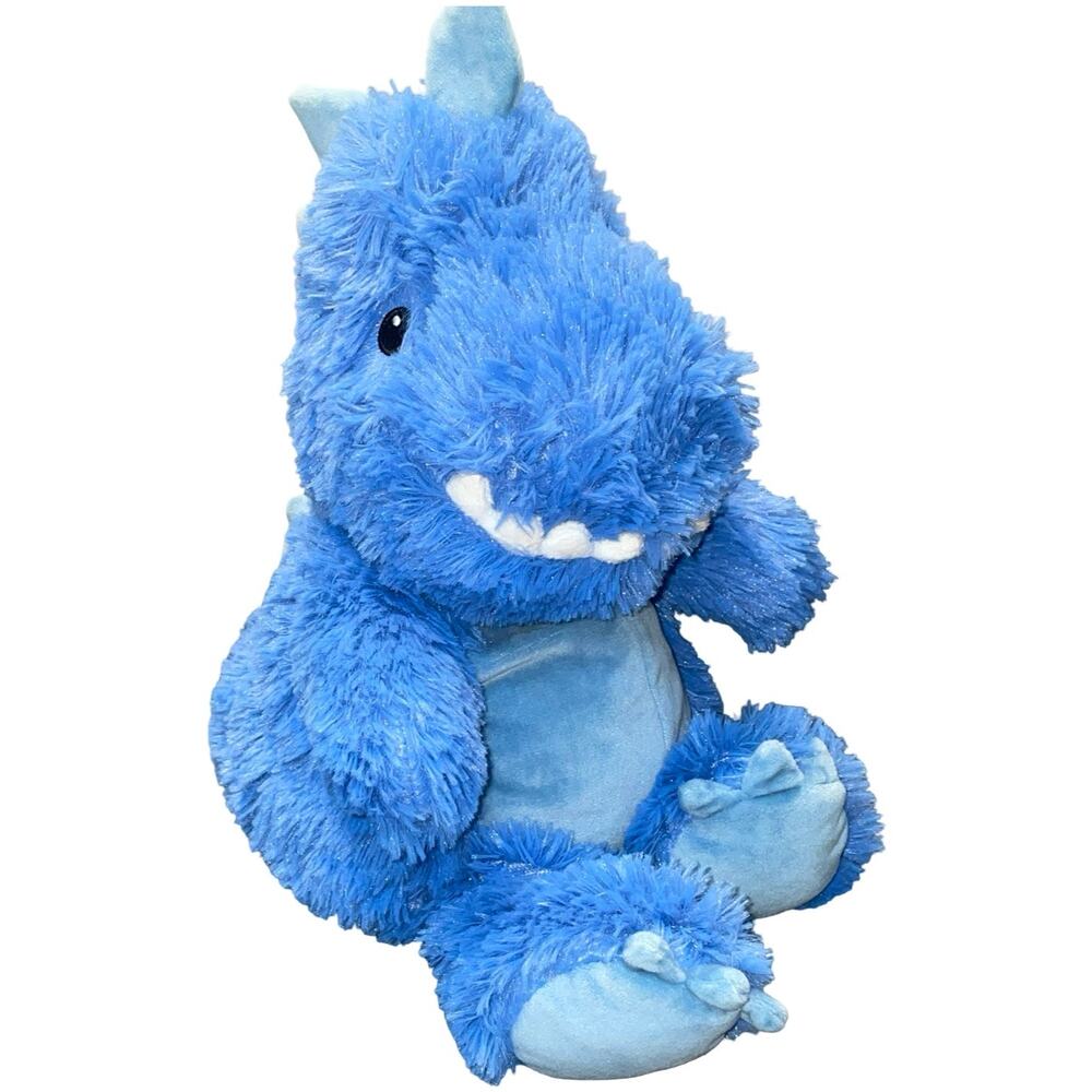 Warmies T-Rex Blue Dinosaur Microwavable Plush Trex Weighted Lavender Scented